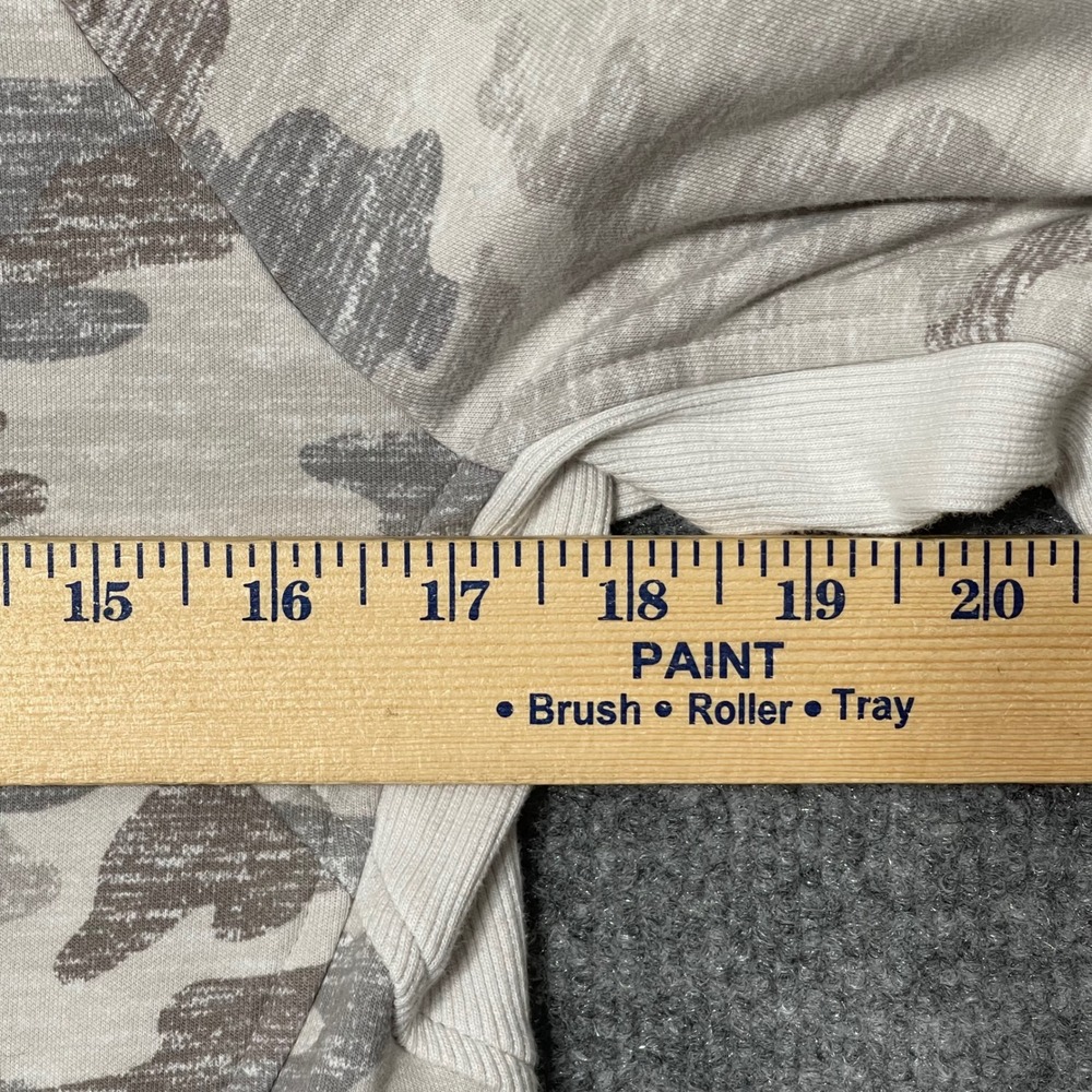 Athleta Camo Full Zip Hoodie Jacket M Medium Gray White Athleisure - Picture 5 of 8